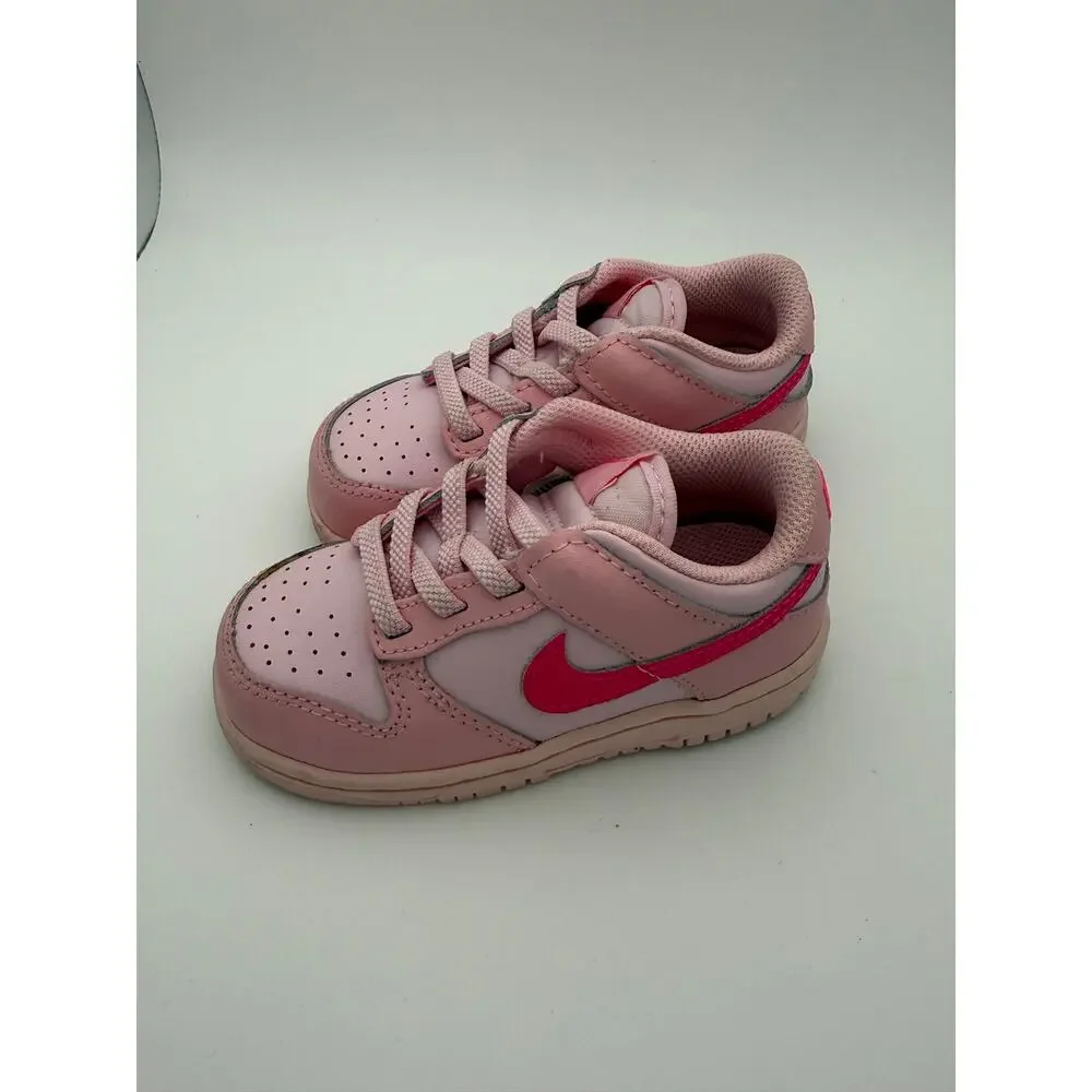 Nike Dunk Low Pink Baby/Toddler Shoes Size 7